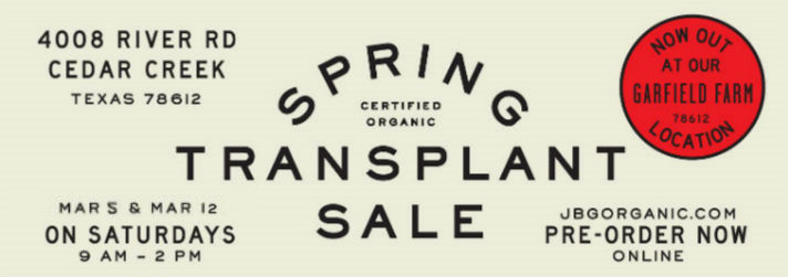 Transplant Sale 2016 correct dates + size