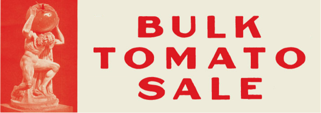 tomato sale muscle man banner